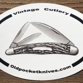 Bumper Sticker – Vintage Cutlery Whittler – Free shipping!