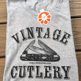 Vintage Cutlery T-Shirt – cattle knife – Free Shipping!