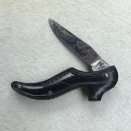 Early 1900’s figural shoe pocket knife