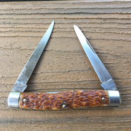 Remington r4593 Muskrat Knife Bone Handles
