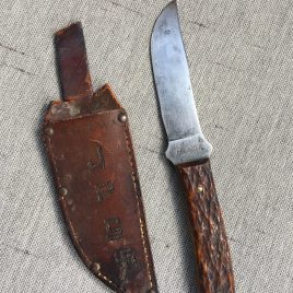 1930’s Remington RH4 jigged bone hunting knife