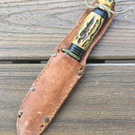 c. 1905-1910 MSA Marbles Stag on Stag Ideal Hunting Knife