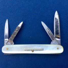 Krusius Brothers 4 blade mother of pearl knife