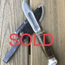Marbles 5″ Ideal Hunting Knife w/ cool sheath