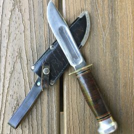 Marbles 5″ Ideal Hunting Knife w/ cool sheath