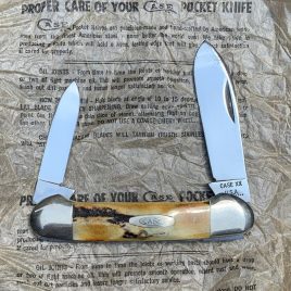 Case XX 10 dot (1970) 52131 Stag Canoe Pocket Knife