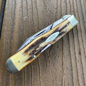Case XX 3 Dot (1977) Stag 5111 1/2 Blue Scroll Cheetah Knife – Old ...