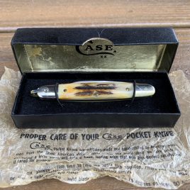 Case XX 10 Dot (1980) Stag 05263 R SSP Pen Knife w/ box