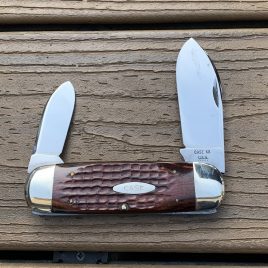Case XX USA 6 Dot (1974) Wood 6250 Elephant Toe Sunfish Knife