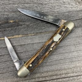 J.A. Henckels Stag Knife 1975 79 LTD Blade Etch