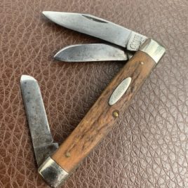1920-40 Case Tested XX 5392 stockman stag pocket knife