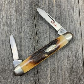 1978 Case XX USA 5279 SSP Red Letter Genuine Stag Pen Knife