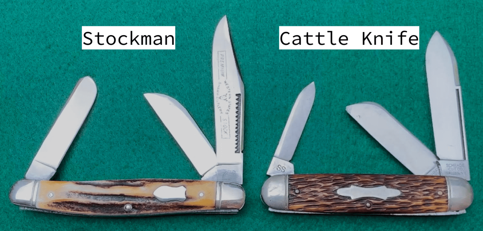 Stockman vs. Cattle Knife What’s the difference? Old Pocket Knives