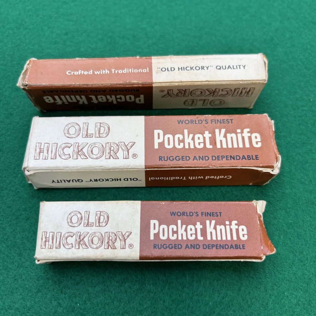 Old Hickory Pocket Knife Boxes - Ontario Knife Co