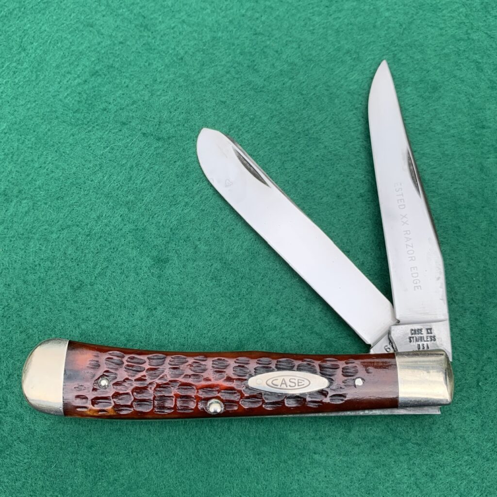 A 1970 Case XX Stainless trapper knife