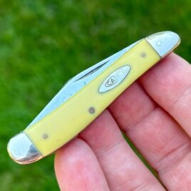 Case XX USA 1972 (8 Dot) 3220 Peanut Pocket Knife Yellow