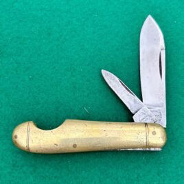 Remington UMC Easy Open Brass Handle Jack Pocket Knife
