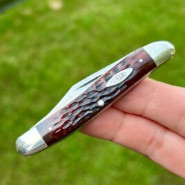 Case XX USA 1965-69 06244 Pen Knife Pretty Reddish Bone