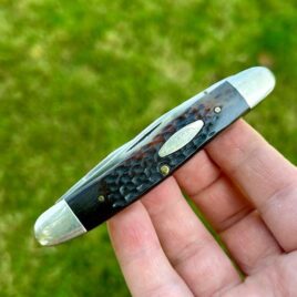 Case XX USA 1979 (1 Dot) Muskrat jigged bone handles knife