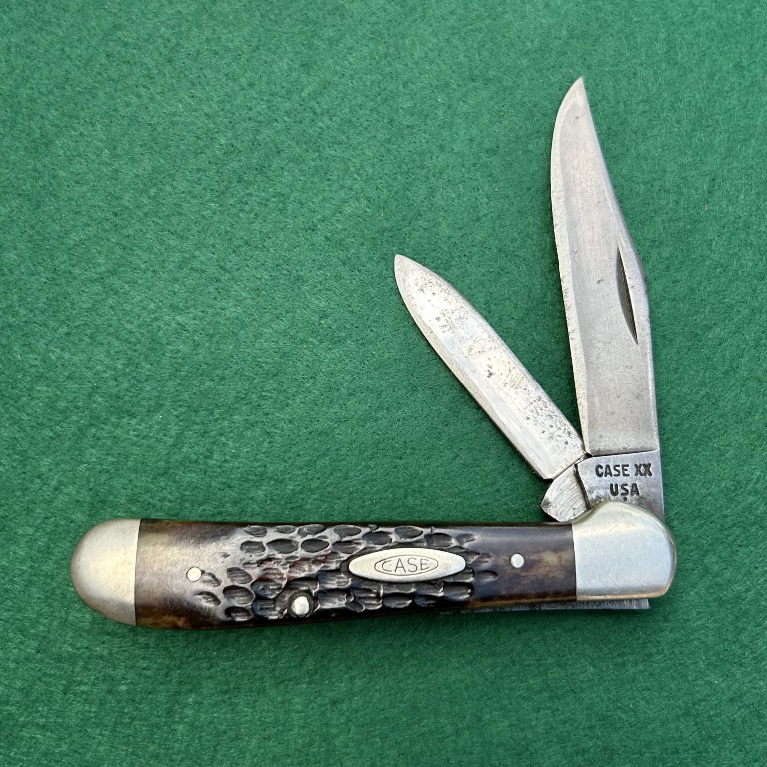 Case Copperhead Case XX USA 1979 (1 Dot) 6249 Copperhead Jigged Bone Knife - Old Pocket ...