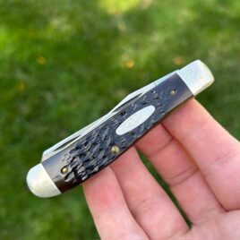 Case XX USA 6207 SP SSP Mini Trapper Jigged Bone Handles