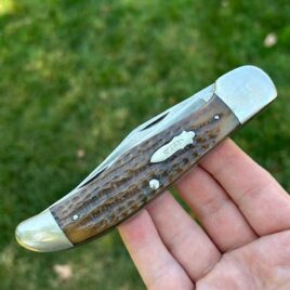 1920 – 40 Case Tested XX 6265 Bomb Shield Green Bone Hunter