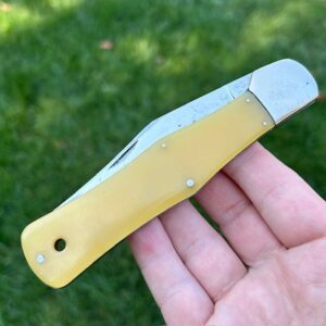 1930's OLCUT Union Cut Co Coke Bottle Yellow Folding Hunter