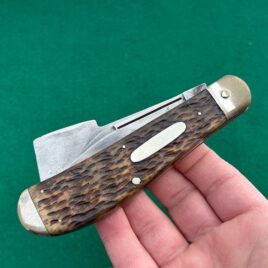 Elgin Cutlery Co Folding Hatchet Knife Jigged Bone Handles