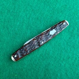 W. Bingham Co Cleveland Whittler Jigged Bone Handles