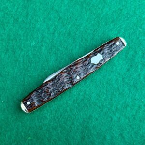 W. Bingham Co Cleveland Whittler Jigged Bone Handles