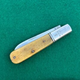 Russell Barlow Bone Handle Straight Line Stamp (Pre-1933)