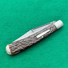 c. 1930 Remington Bullet Lockback Brown Bone Knife