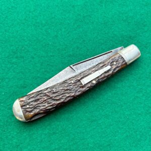 c. 1930 Remington Bullet Lockback Brown Bone Knife