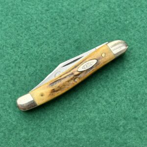 Case XX 52087 SS 1976 (4 Dot) Stag Jack Knife Grey Etch