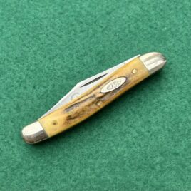 Case XX 52087 SS 1976 (4 Dot) Stag Jack Knife Grey Etch