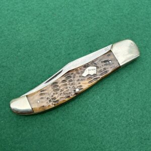 KA-BAR Union Cut Co Dogs Head Shield Green Bone Hunter