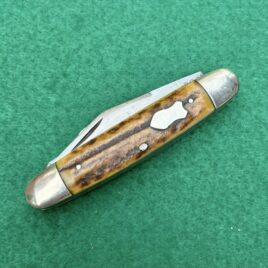 Simmons Hardware Co Cattle Knife Stag Handles