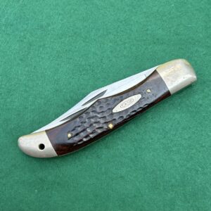 CASE XX USA 1975(?) 6265 SAB SS Folding Hunter Pakkawood