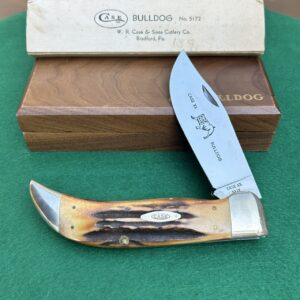 Case XX USA 1965-69 Stag 5172 Bulldog Original Wood Case