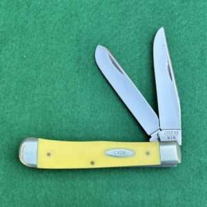Case XX USA 1981 (9 Dot) 3254 Yellow Trapper Knife