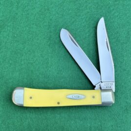 Case XX USA 1981 (9 Dot) 3254 Yellow Trapper Knife