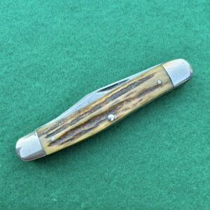 c. 1940's KA-BAR Stockman Geniune Stag Pocket Knife